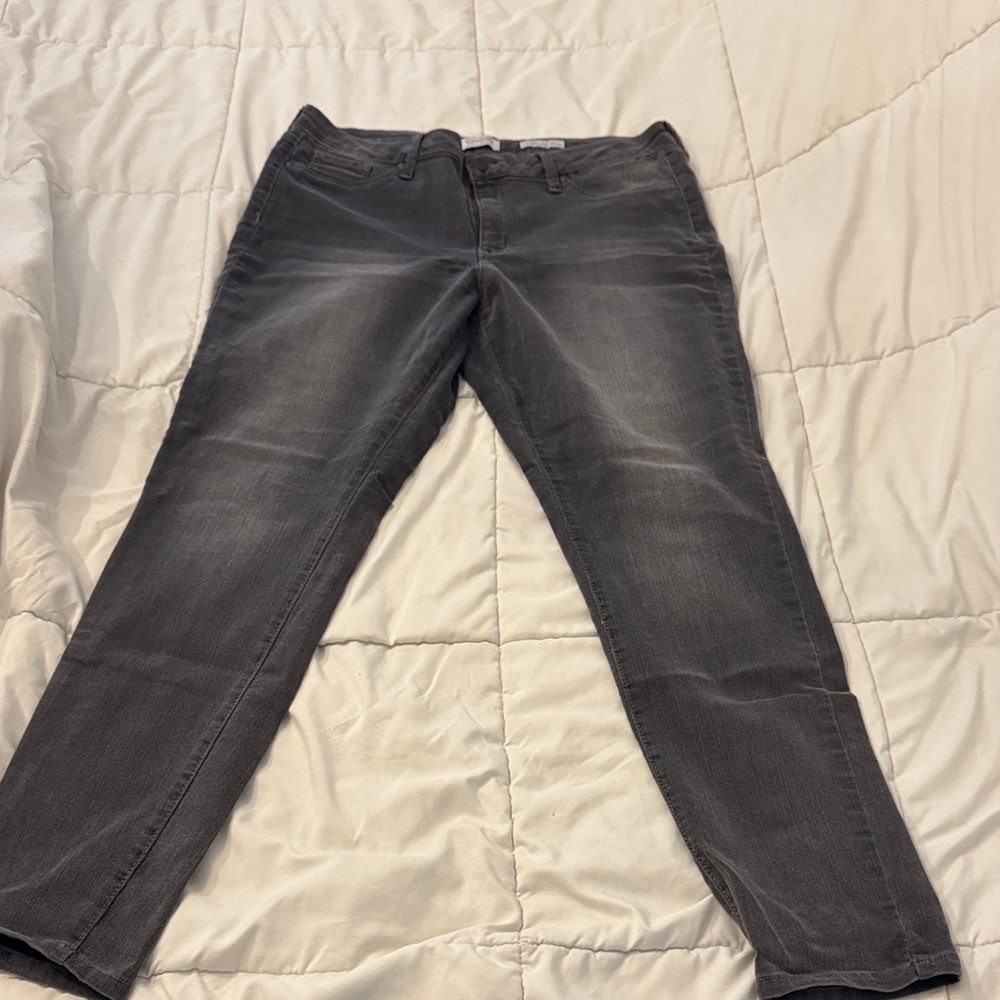 Jessica Simpson Charcoal Straight Leg Jeans